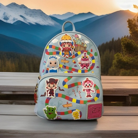 Loungefly Pop! Candy Land Board Game Mini Backpack - Picture 1 of 5